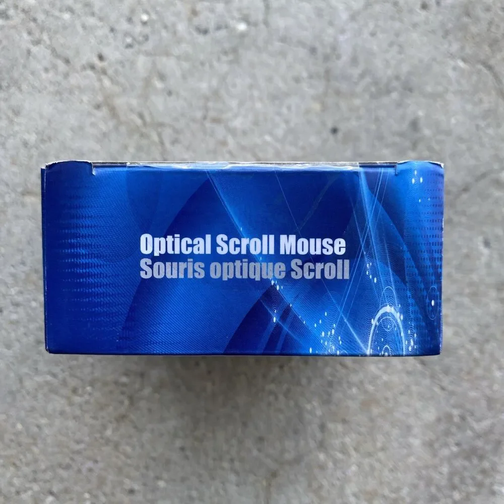 ADESSO HC-3003US Optical Scroll Mouse , Enhanced Optical Sensor ,1000DPI - New